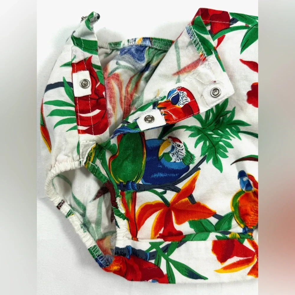 SEA URCHIN DESIGNS Unisex Baby Macaw Tropical Printed Diaper Cover Size‎ 12-18M